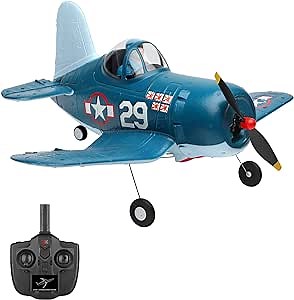 GoolRC RC Plane, WLtoys A500 RC Airplane, 4 Channel Remote Control Airplane, 2.4GHz RC Aircraft Fighter with 6-Axis Gyro, 3D/6G Mode, Easy & Ready to Fly Flight Toys for Adults and Beginners