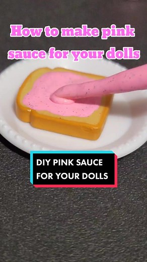 DIY Pink Sauce for Your Dolls