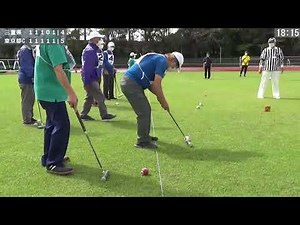 三重県 対 東京都Ｃ 第36回 全国ろうあ高齢者ゲートボール競技会 予選リーグ 第２試合