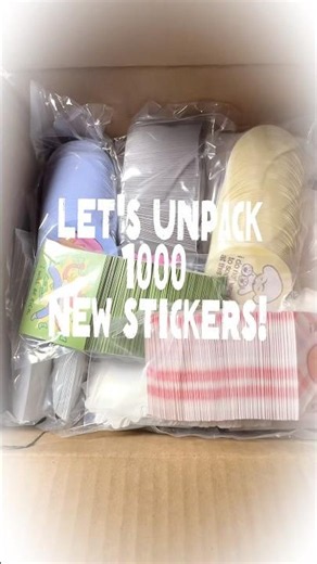 making 1000 new stickers! #shorts #artist