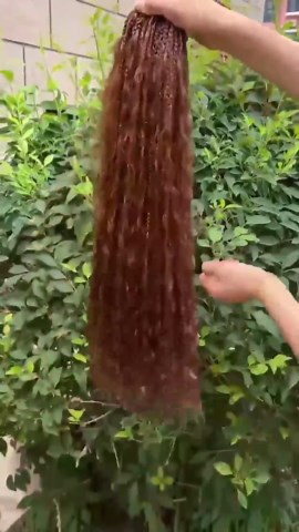 #30 Light Brown Human Braiding Hair Deep Wave Bulk 24 24 24 Inch Human Hair Weave 3 Bundle Unprocessed Brazilian Virgin Hair Brown Deep Curly Braiding Hair Extensions 50 Grams/Bundle