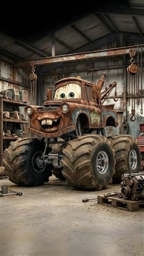 this is tow mater monster #ai #timelapse #restoration #rustytruck #towmater