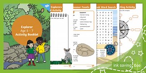 Explorers-Themed Activity Booklets (Ages 5 - 7)