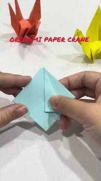Origami - Paper Crane easy folding