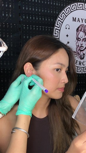 Upper Lobe and Helix Piercing Experience with Angela Tungol