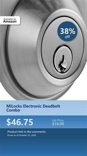 MiLocks Electronic Deadbolt Combo