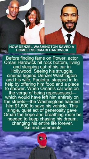 HOW DENZEL WASHINGTON SAVED A HOMELESS OMARI HARDWICK