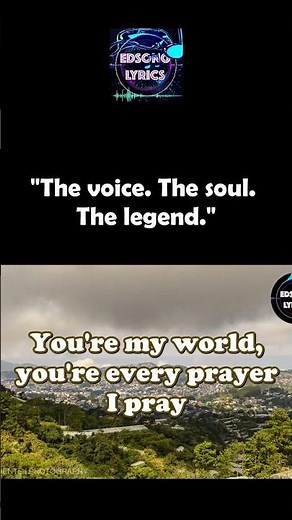 You're My World – Tom Jones Lyrics 🌎 #shorts #tomjones #classiclovesongs