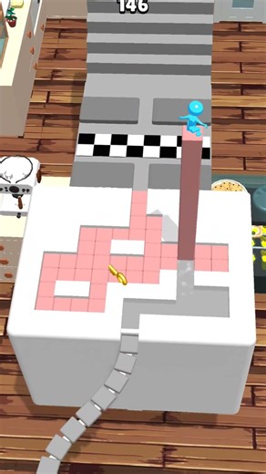 Stacky Dash Level 1293 🔥 Perfect Path Challenge | So Satisfying Gameplay #shorts