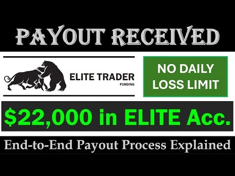 Elite Trader Funding ETF - Payout Process #propfirmtrader #nasdaqtrading #fundedtrading