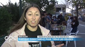 EL CÍRCULO DE AJEDREZ CELEBRA SU 103° ANIVERSARIO Desde el Club Social El Círculo realizaron partidas simultáneas para todas las edades en la plaza San Martín de Santa Rosa. | CPEtvCanal2