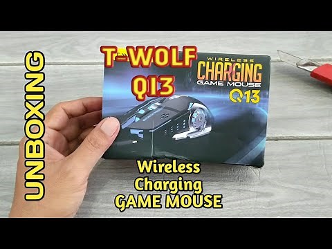 T-WOLF Q13 Wireless Charging GAME MOUSE