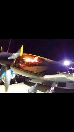 Spitfire Engine Startup Demonstration