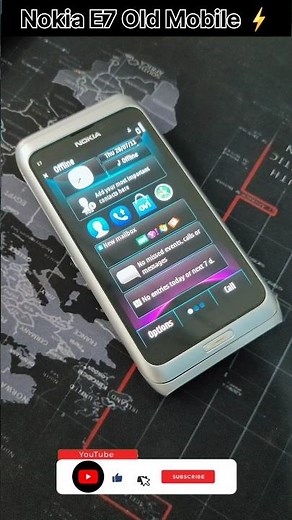 Nokia E7 Old Mobile phone golden memories ✨️