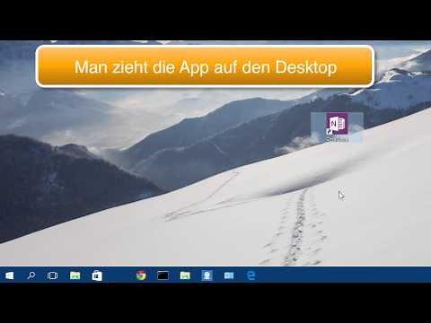 Windows 10 App Verknüpfung auf dem Desktop erstellen