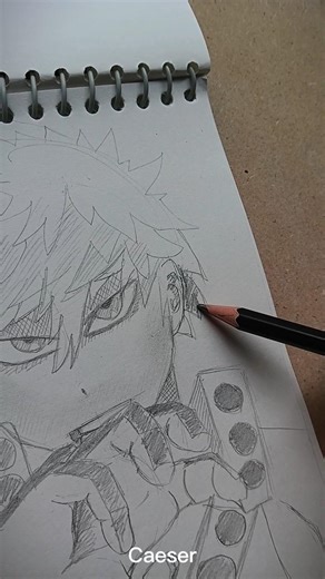 Drawing Bakugo| alphabet challenge #art #drawing #foryou