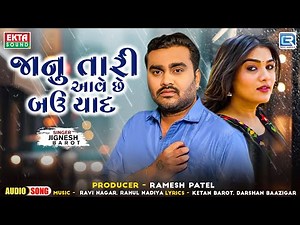 Jignesh Barot | Janu Tari Aave Chhe Bau Yaad | જાનુ તારી આવે છે બઉ યાદ | New Gujarati Song 2024