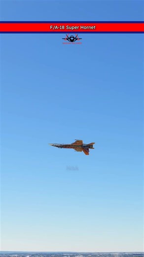 F/A-18 Super Hornet upside down