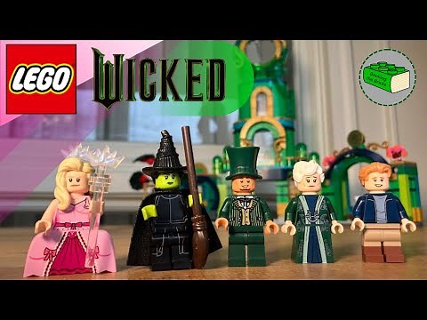 How to Make LEGO Wicked Minifigures l 75684 Welcome to Emerald City