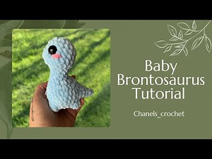 Baby brontosaurus tutorial