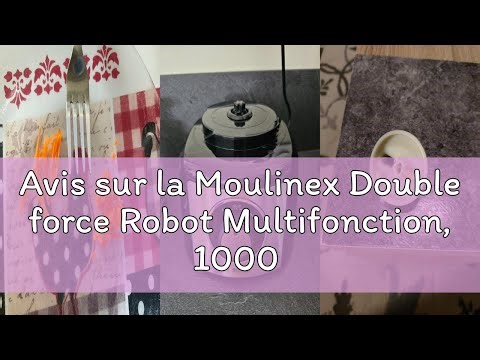 Avis sur la Moulinex Double force Robot Multifonction, 1000 W, Blender polyvalent 2L, 10 accessoires