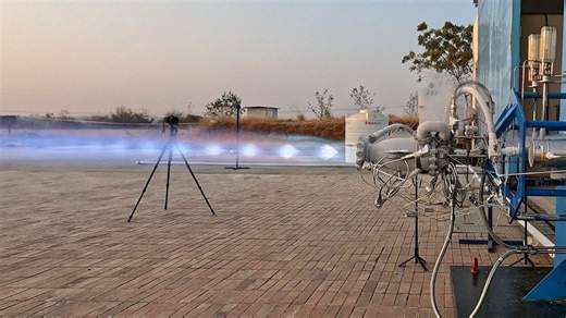 Watch: Skyroot fires new rocket engine, makes diamonds in the air