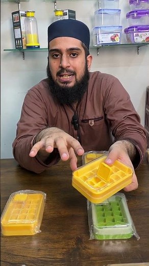 Ice Cube Tray with Lid & Storage Box | Easy Ice Making at Home ❄️