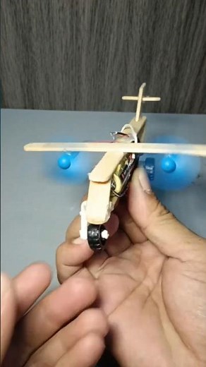 How to Make a Mini Airplane from Popsicle Sticks