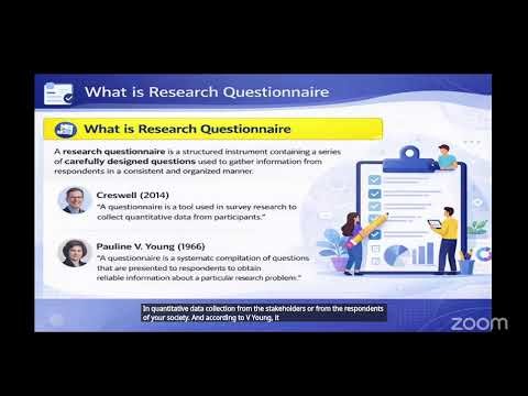 “Crafting Research Questionnaires: Tools and Techniques”