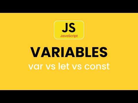 JavaScript Variables Explained: var, let, and const Tutorial