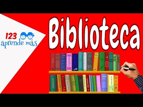 La BIBLIOTECA tema para niños de primaria. 📚
