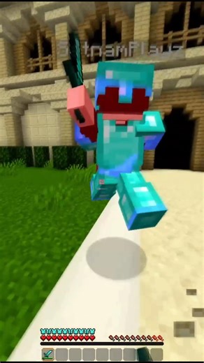 Killing a NPC in Minecraft 😅