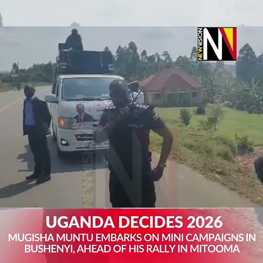 #UgandaDecides2026: Mugisha Muntu embarks on mini campaigns in Bushenyi ahead of his Mitooma rally