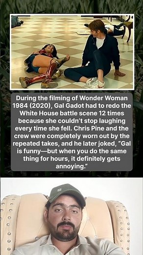 During the Filming of Wonder Woman 1984 (2020), Gal Gadot Redo a scene 12 times, Chris Pine also