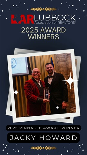 Celebrating Excellence: 2025 LAR Award Winners We are thrilled to announce and celebrate the exceptional professionals who were honored at our 2025 Installation and Awards Banquet! These individuals represent the pinnacle of dedication, service, and integrity within the Lubbock real estate community. Please join us in congratulating: REALTOR® of the Year: Michael Hutton Pinnacle Award: Jacky Howard Winn Sikes Distinguished Service Award: Cade Fowler Each of these winners has gone above and beyon