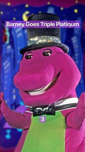 Barney Goes Triple Platinum