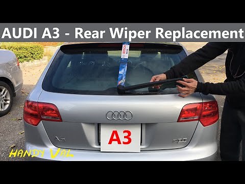 Audi A3 - Rear Wiper Blade Replacement
