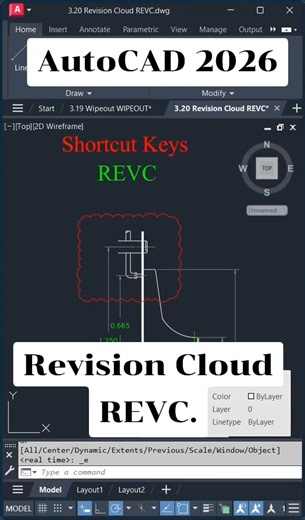 40K views · 771 reactions | AutoCAD 2026 Revision Cloud REVC. @แฟนตัวยง ห้องเรียนเขียนแบบออนไลน์ | ห้องเรียนเขียนแบบออนไลน์ | Facebook