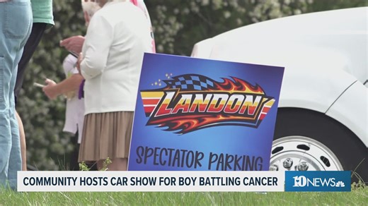 Community hosts car show for boy battling cancer