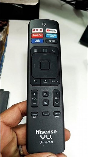 Vu Hisense remote control universal 👍