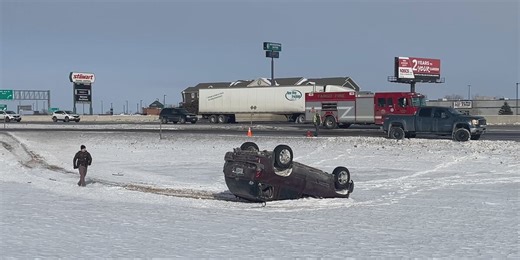 UPDATE: Man cited after rollover crash on I-29 in Fargo
