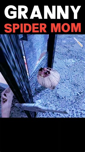 Granny spider mom kill😱📈📈#shorts