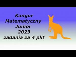 Kangur Matematyczny Junior 2023, odpowiedzi i rozwiązania, część ll