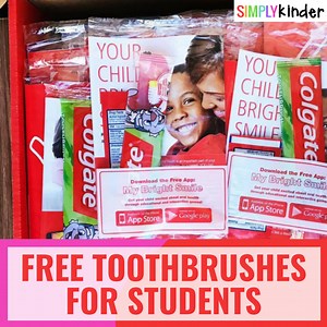 Free Toothbrushes for Kindergarten - Simply Kinder