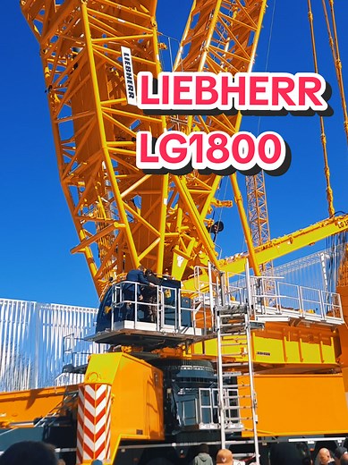 Liebherr LG1800 Cranes Showcase at Bauma 2025