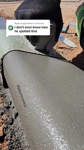 Oddly Satisfying Concrete Curb Repair with Kinetic Sand