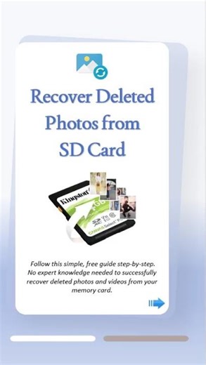 Accidentally Deleted Photos from SD Card? Here’s How to Get Them Back!#photorecovery #memorycard