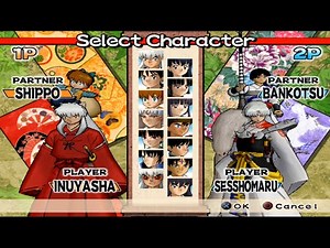Inuyasha: Feudal Combat Opening and All Characters [PS2]