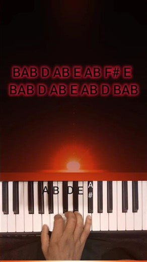 RADIOACTIVE Imagine Dragons 🐉🤯🔥 easy piano #shorts #piano