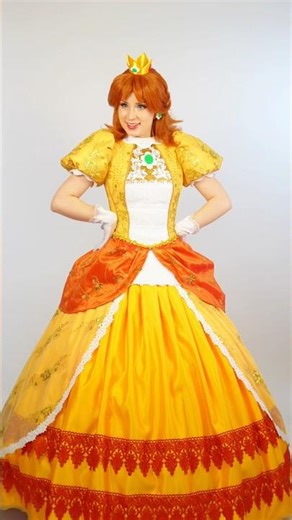 Making Princess Daisy’s dress! 🧡👑🌼